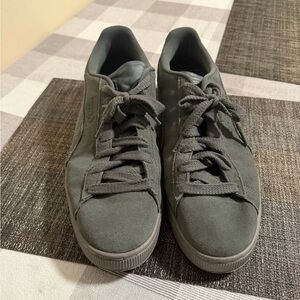 PUMA Green Suede Men's Casual Sneakers Men’s Size 13